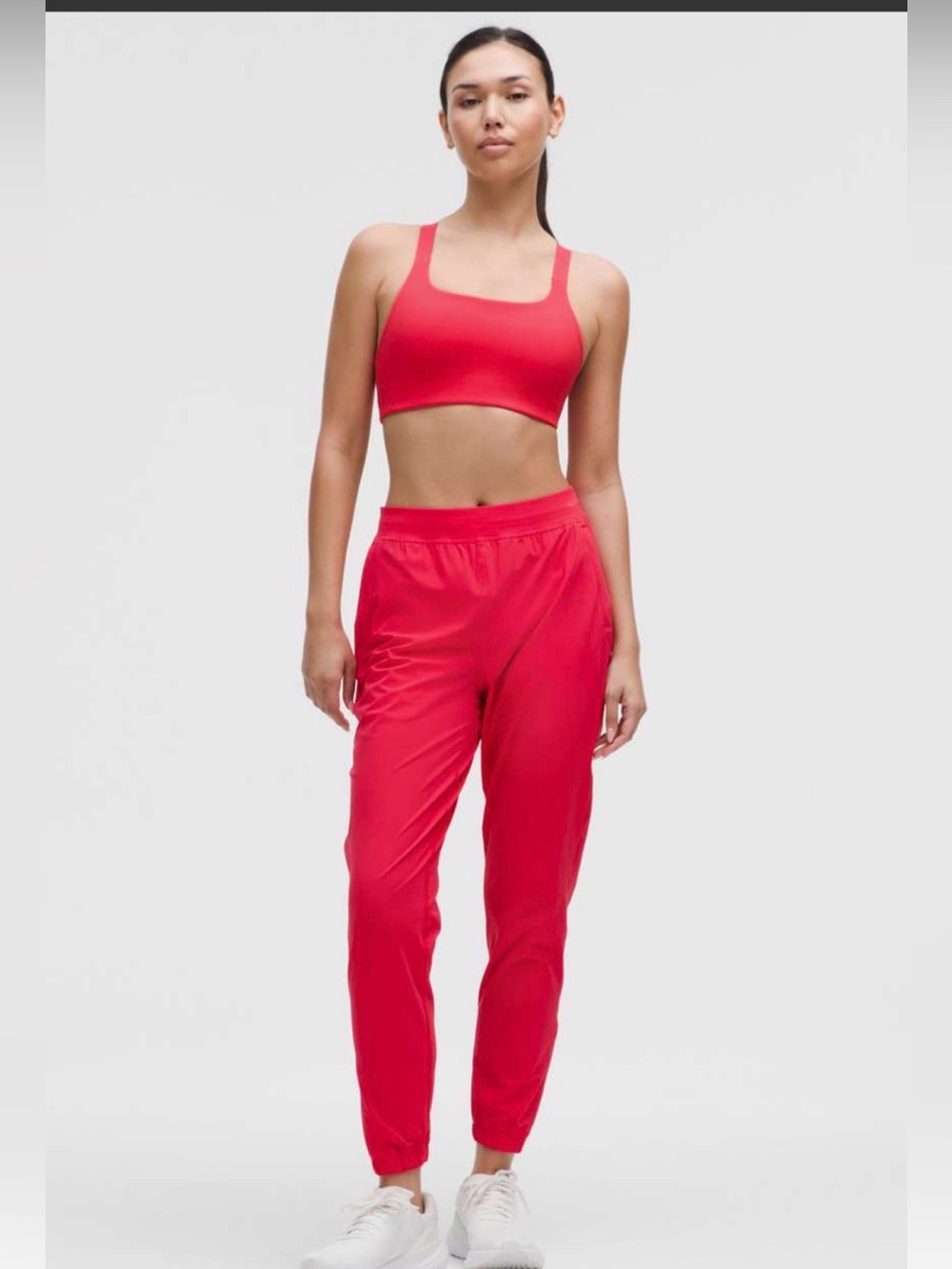 Lululemon Adapted State High-Rise Jogger Red Glow Size 6 Full Length